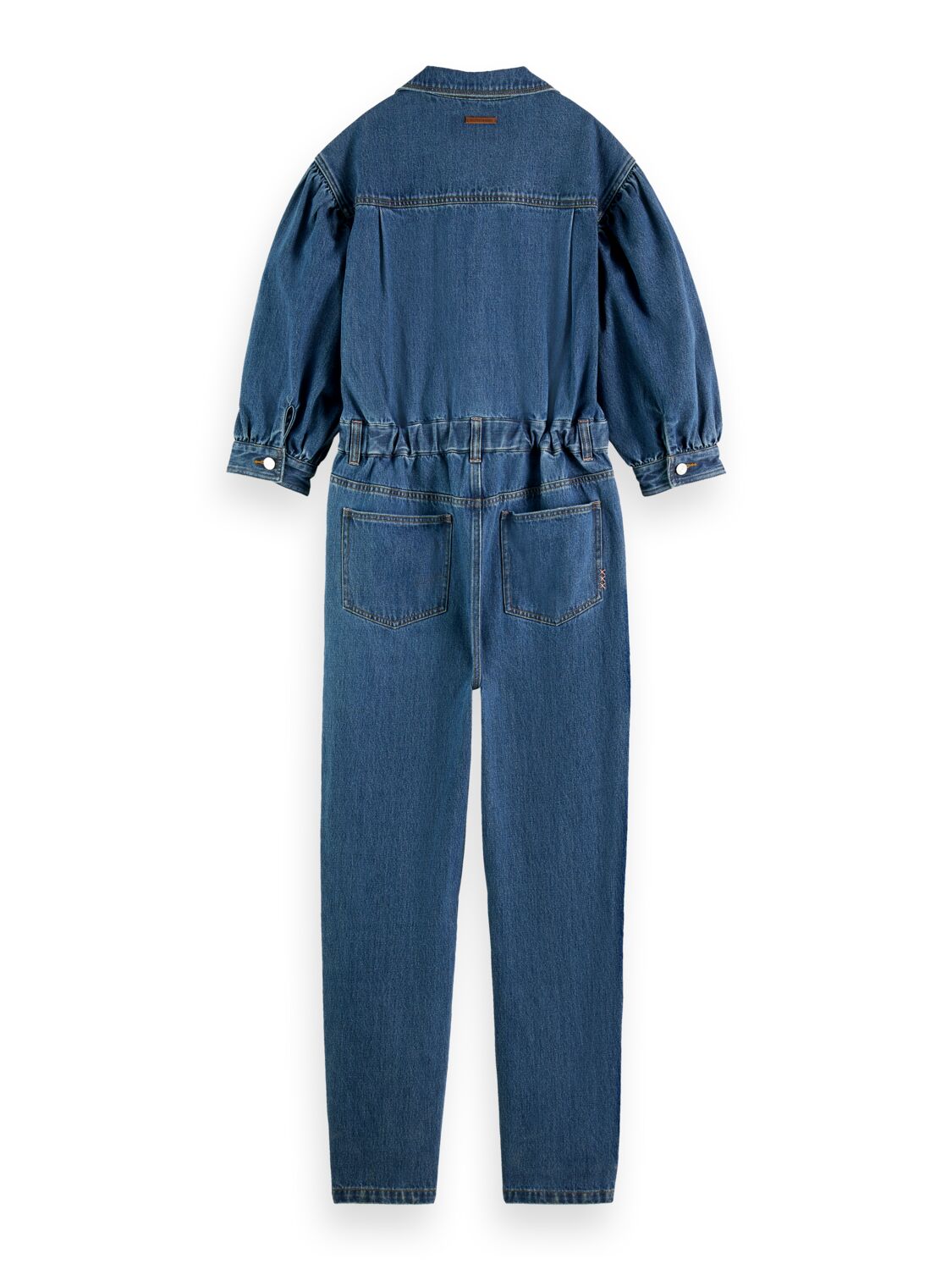 Spacesuit Inspired Denim Jumpsuit