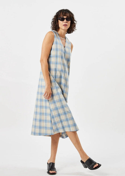 Lusio Midi Plaid Dress