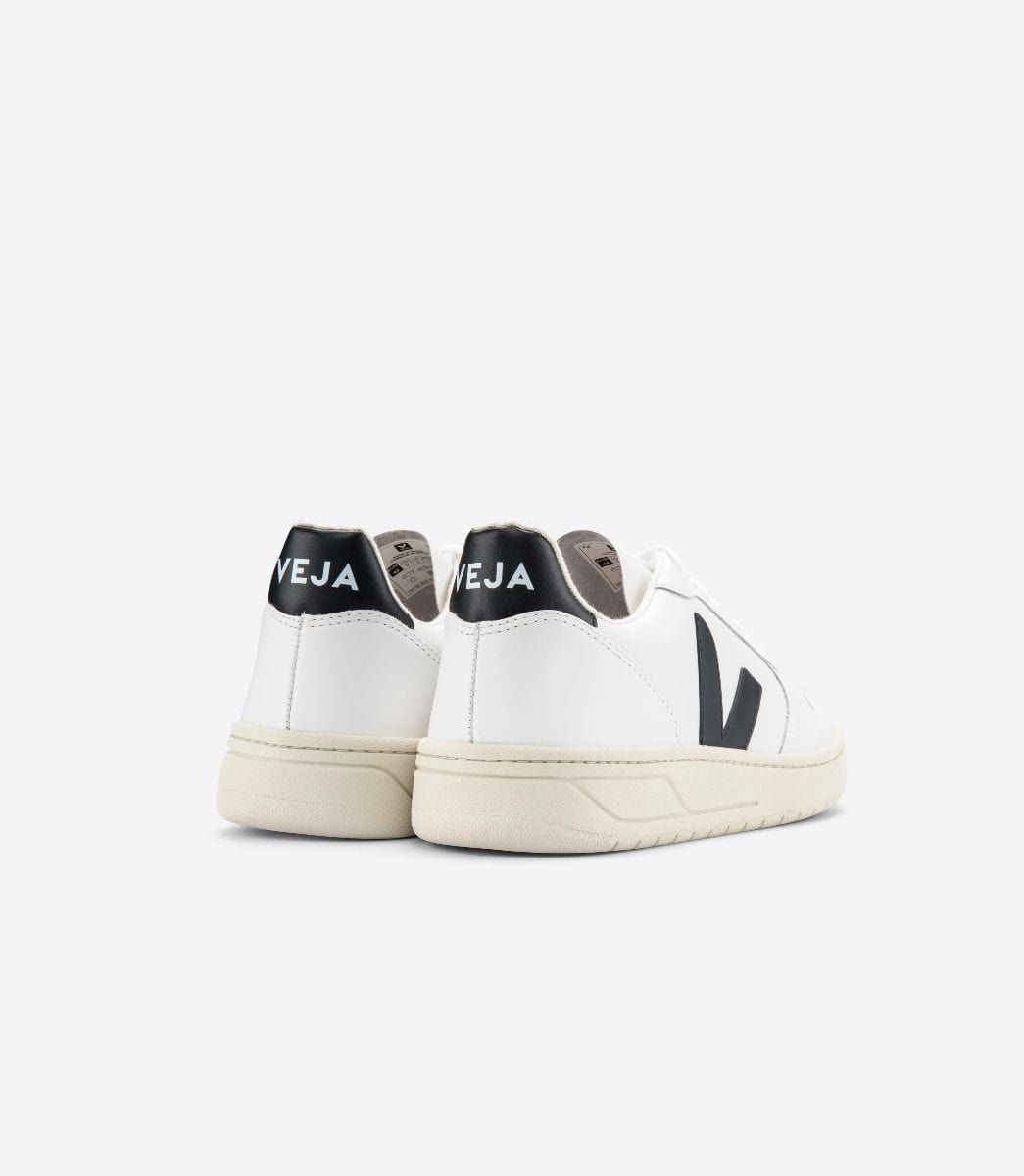 V10 Leather Sneaker - White Black