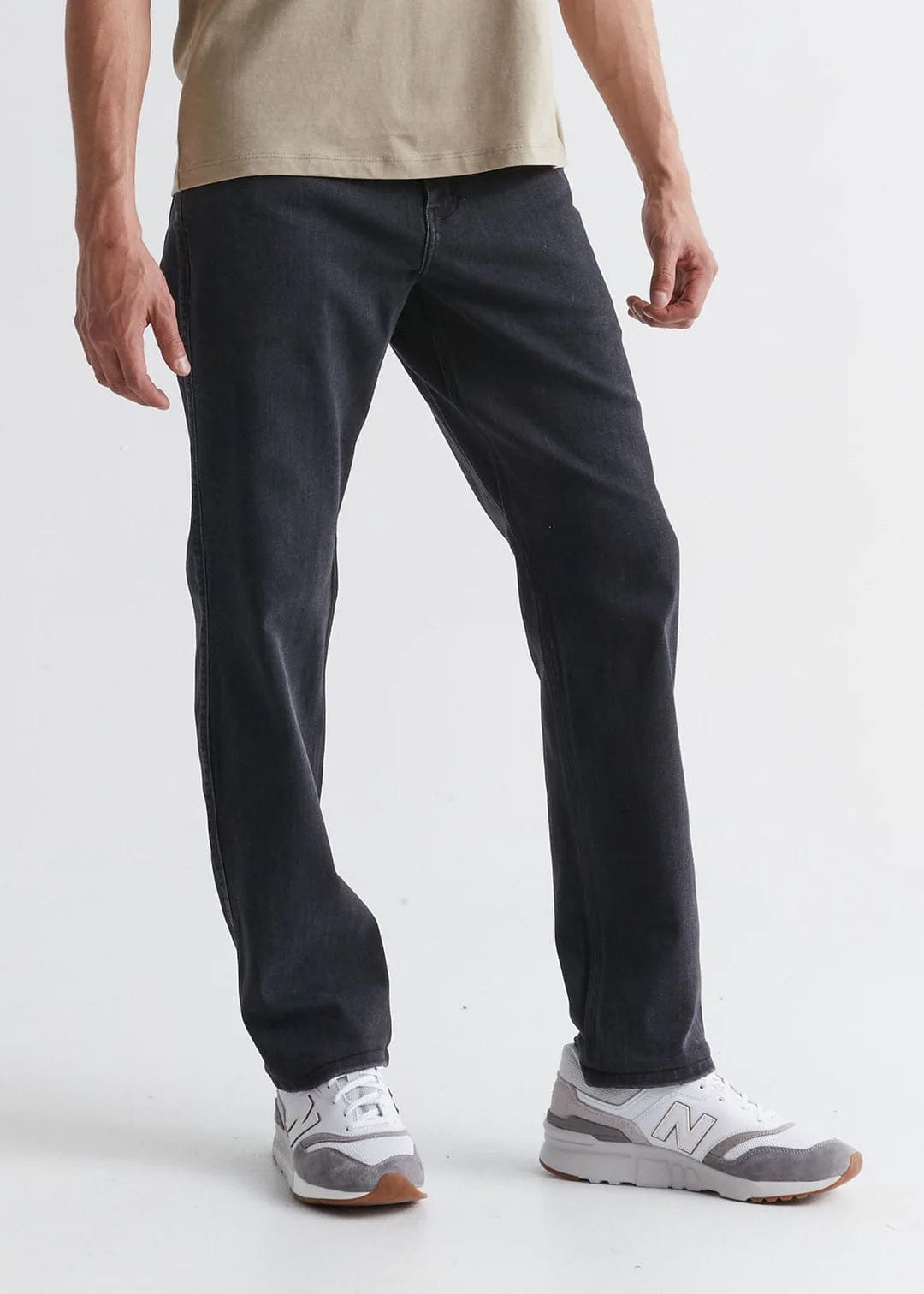 Performance Denim Athletic Straight - Aged Black