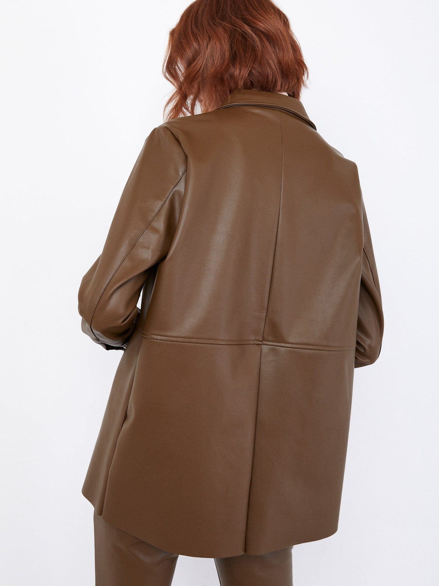 Vegan Leather Gael Shacket