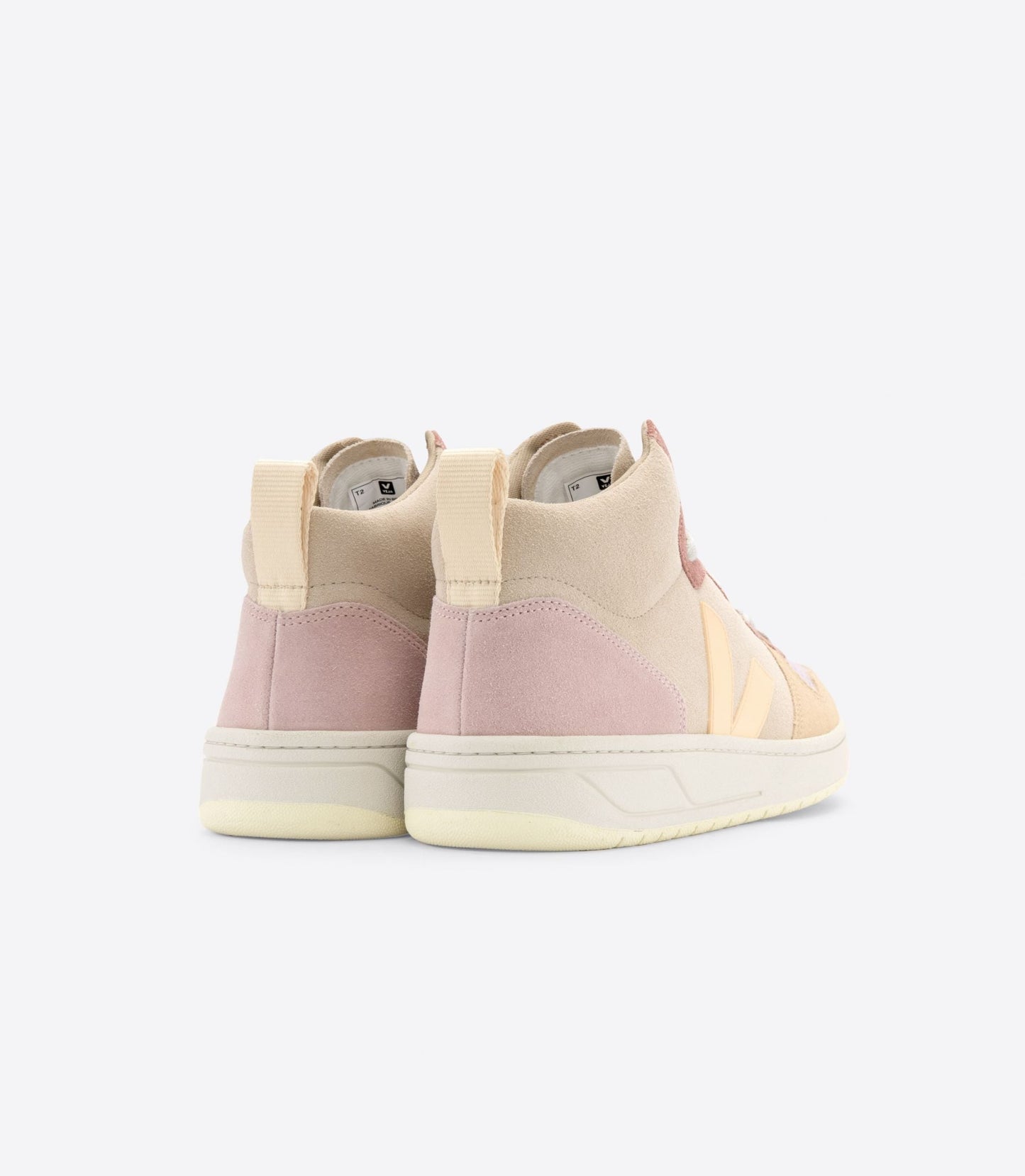 V15 High Top Suede Sneaker - Multico Peach