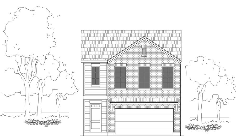 4 Bedroom Town House Floor Plan