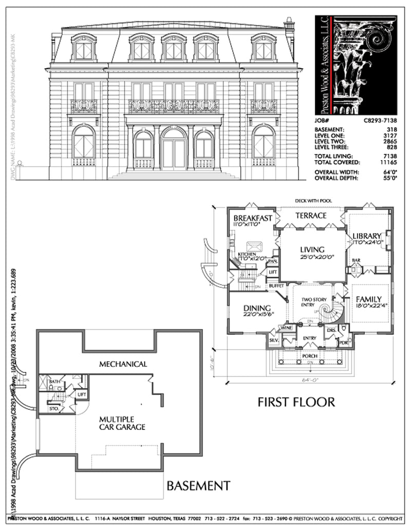 Unique Two Story House Plan Floor Plans For Large 2 Story Homes