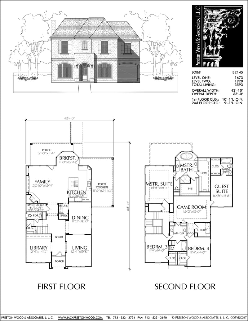 2 Story House Plan, Residential Floor Plans, Family Home