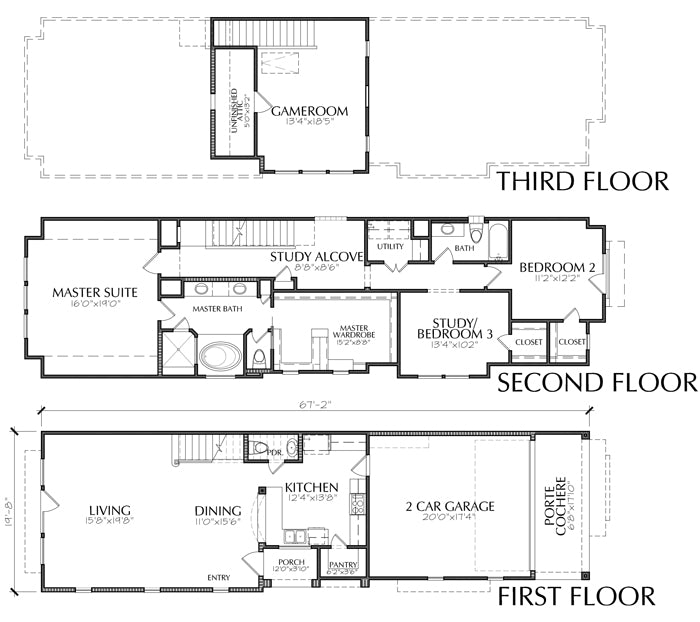 Urban Loft Townhomes Modern Row House Townhouses Floorplans