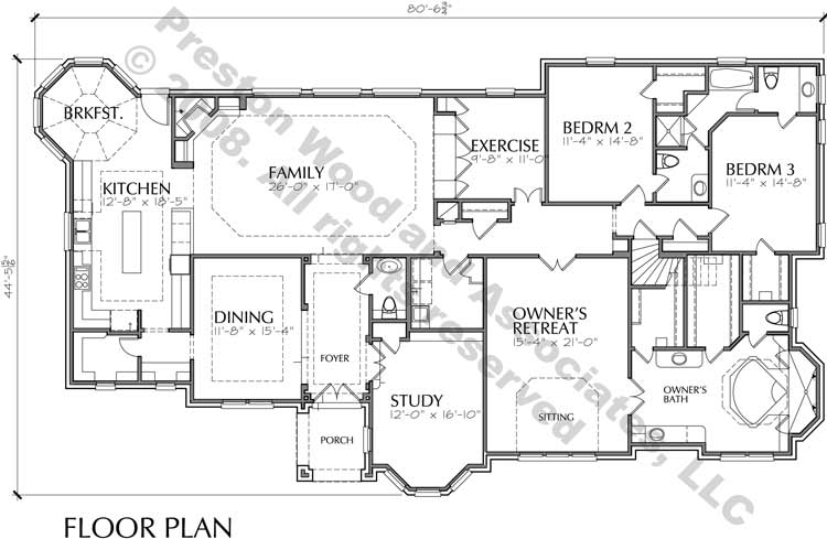 New Floor Plans For One Story Homes Residential House Plans