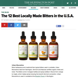 Huffington Post - The 12 Best Locally made Bitters in the U.S.A.