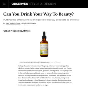 Observer - Can you Drink Your Way to Beauty?