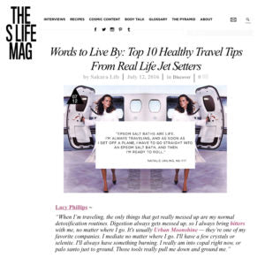 Sakara Life - Top 10 Healthy Travel Tips