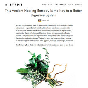 Byrdie - This Ancient Healing Remedy Is the Key to a Better Digestive System