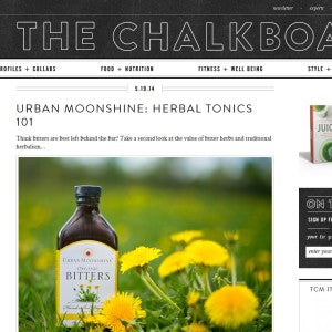 The Chalkboard - Urban Moonshine: Herbal Tonics 101