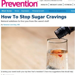 Prevention Magazine - How to Stop Sugar Cravings