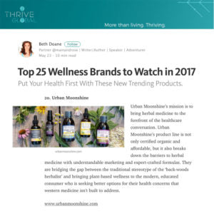 Thrive Global - 25 Wellness Brands to Watch