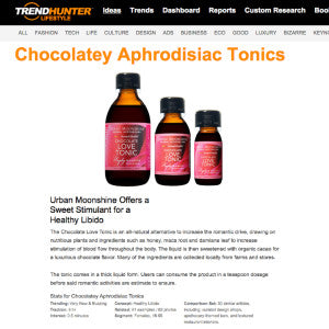 Trend Hunter - Chocolately Aphrodisiac Tonics