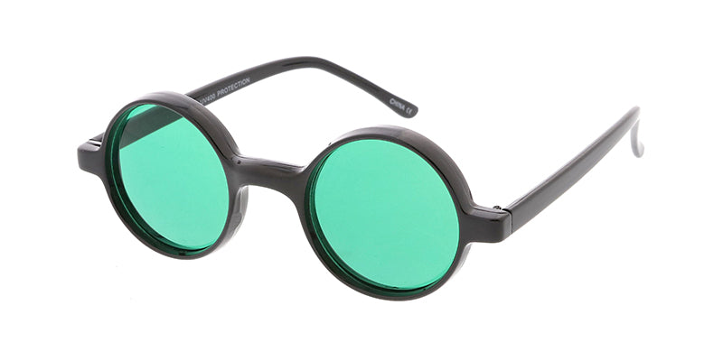 small round lens sunglasses