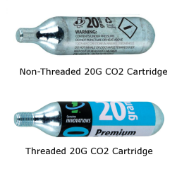 Genuine Innovations Threaded vs Non-Threaded CO2 Cartridges
