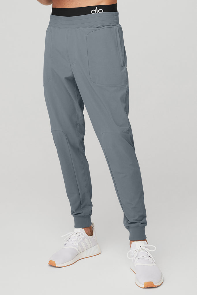 Alo Yoga Co-Op Pant - Steel Blue. 2