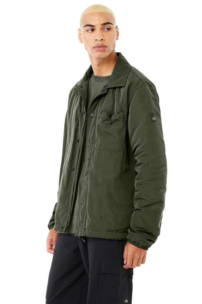 Alo Yoga Legend Jacket - Dark Cactus. 4