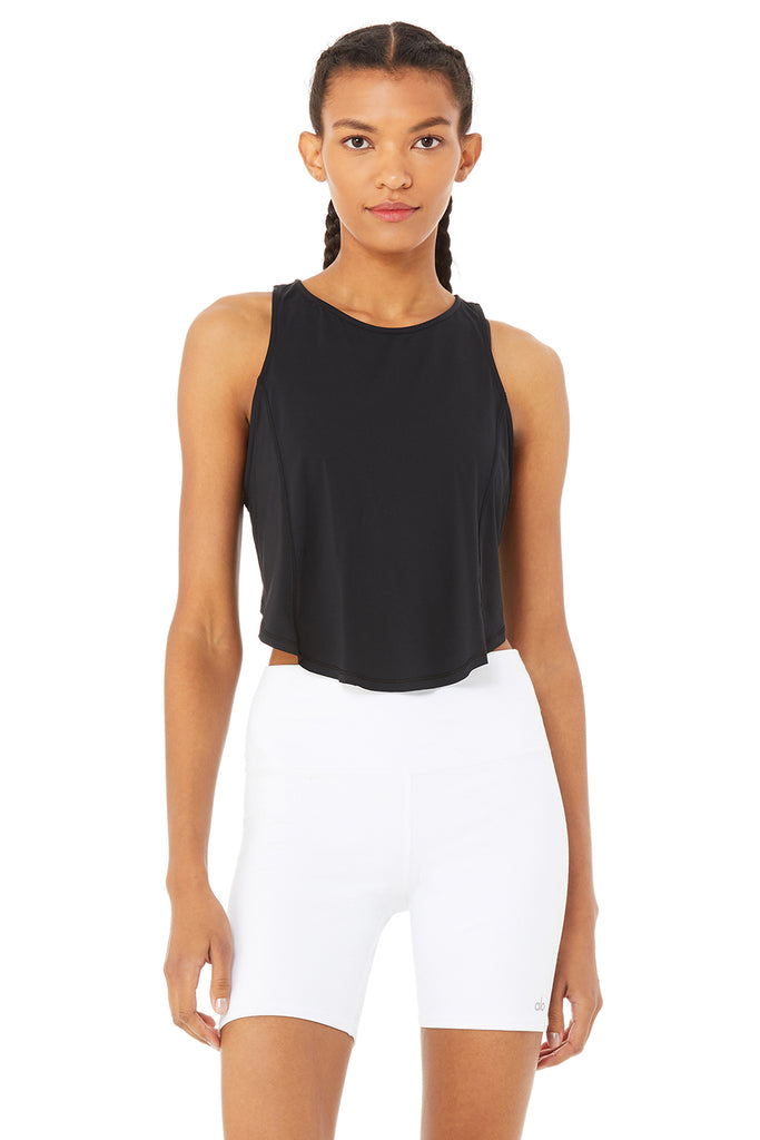 Alo Yoga Bend Tank Black