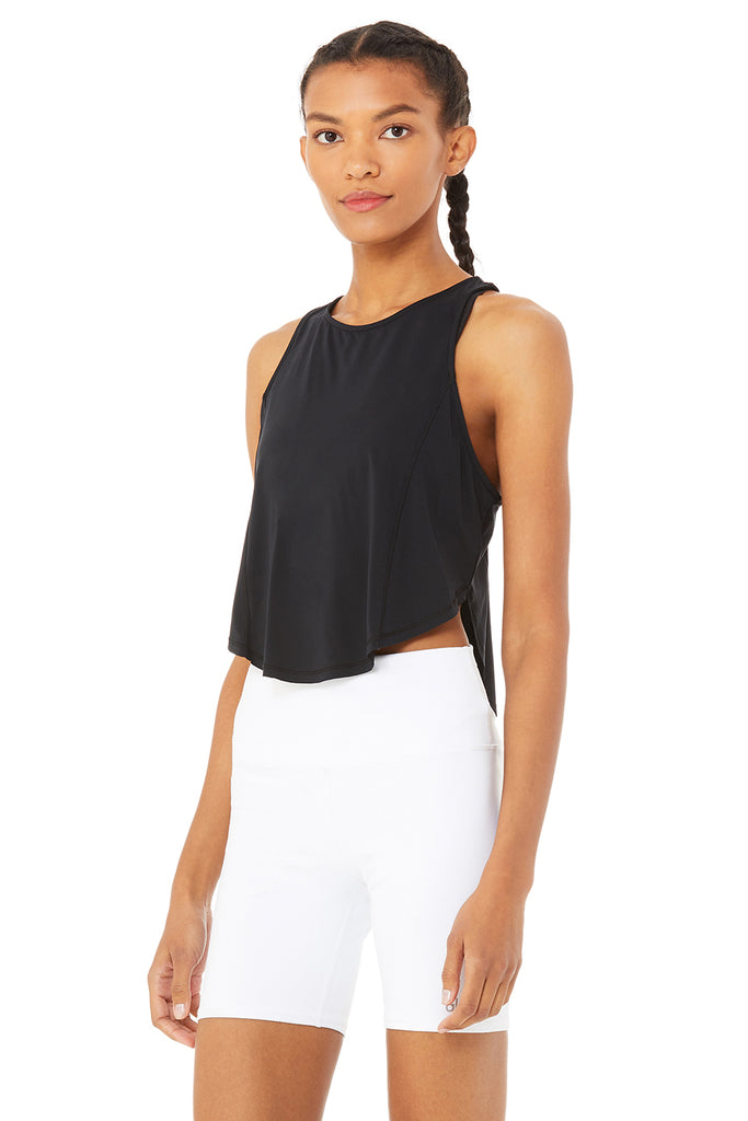 Alo Yoga Bend Tank Black