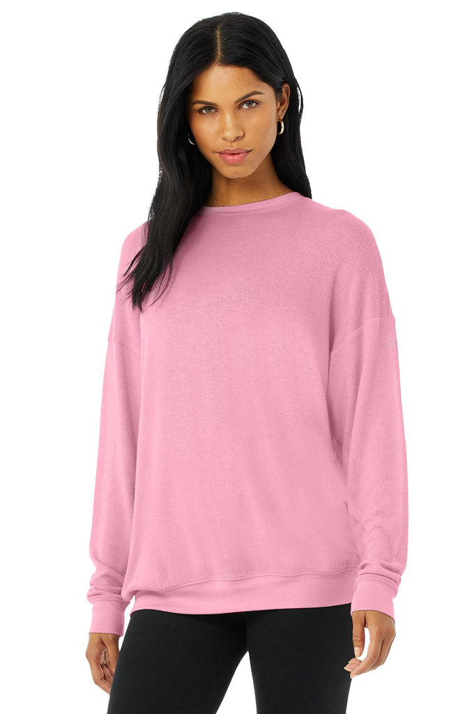 Seamless Essential Short Sleeve Top in Macaron Pink by Alo Yoga -  International Design Forum