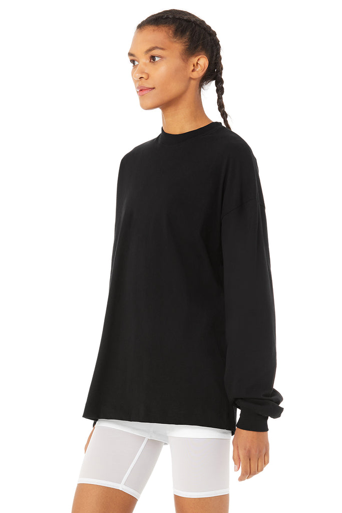 Alo Yoga It Girl Long Sleeve - Black. 4