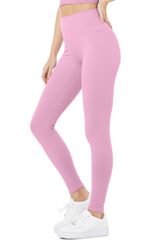 Alo Yoga High-Waist Airbrush Legging - Pink Lavender. 3