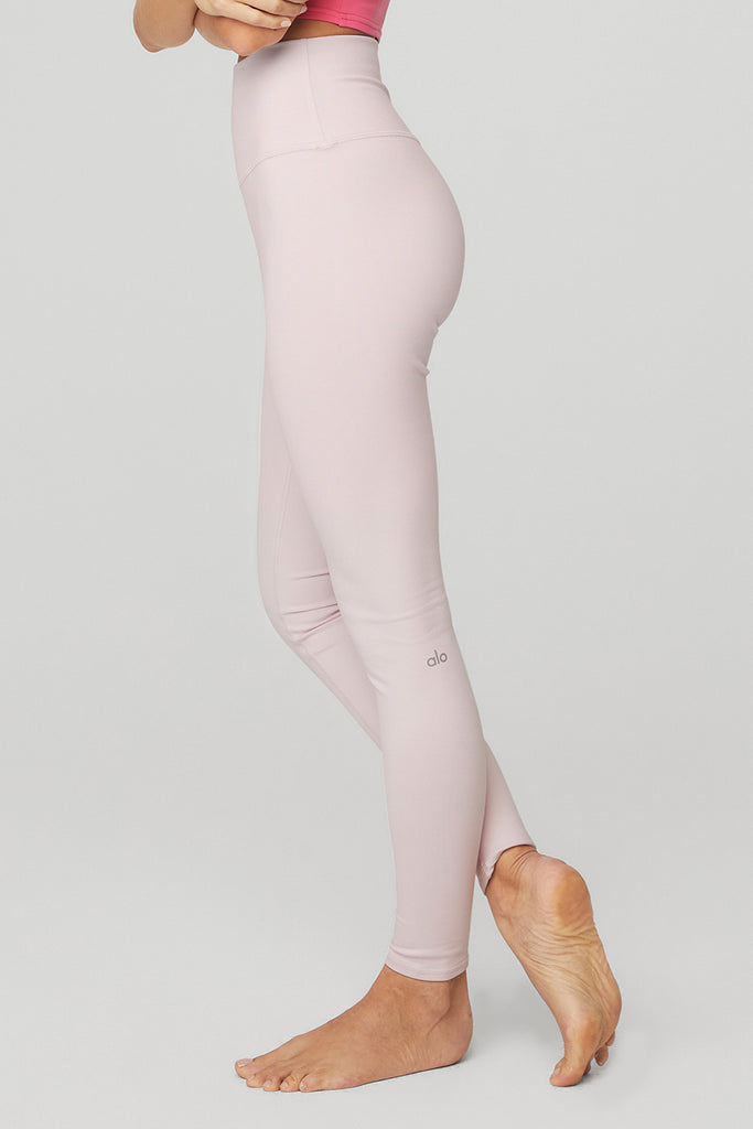 Alo Yoga High-Waist Airbrush Legging - Pink Sugar. 3