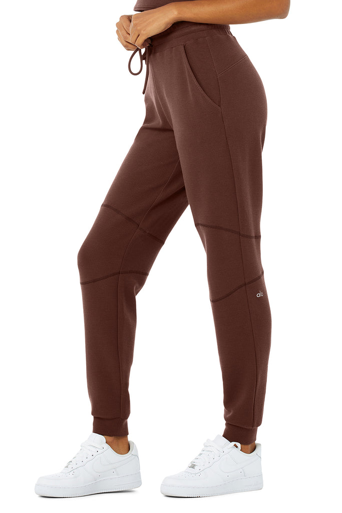 Alo Yoga + Micro Waffle Fireside Sweatpant