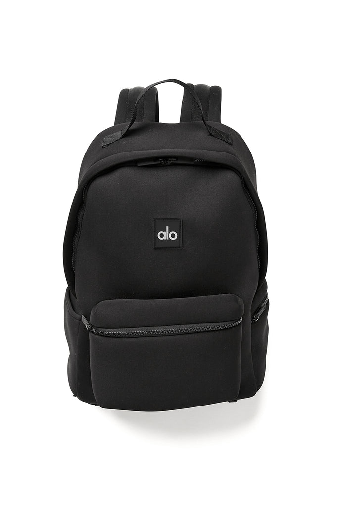 Alo Yoga Stow Backpack - Black/Silver. 1