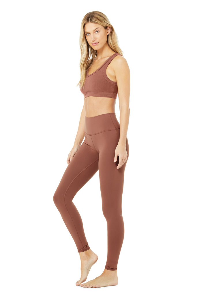 Alo Yoga Wellness Bra & High-Waist Airbrush Legging Set. 2