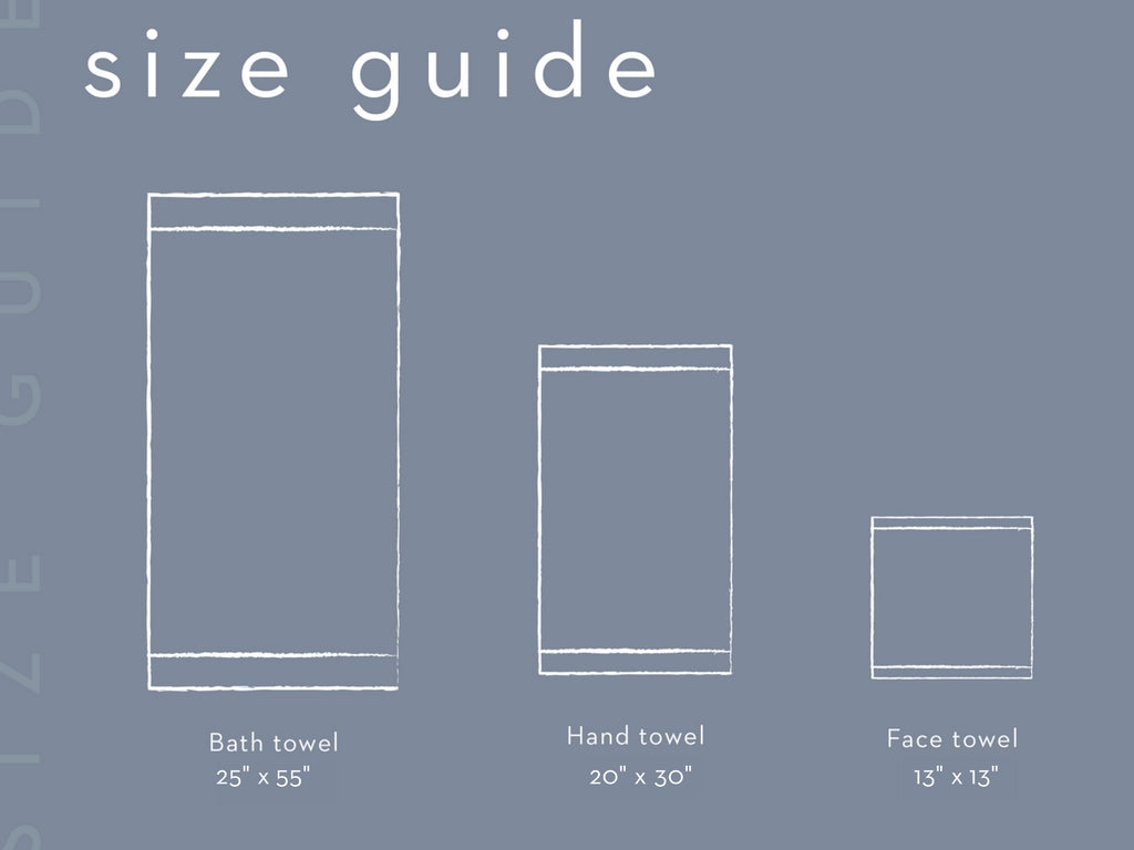 Nutrl Bath Towel Sizes