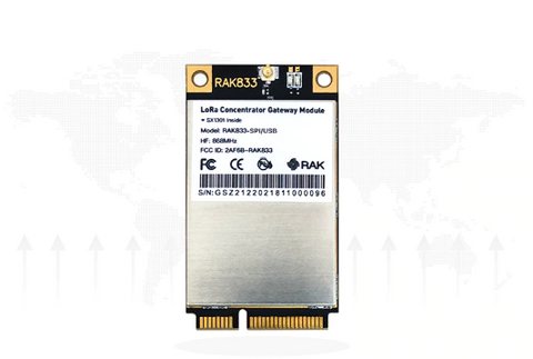 RAK833 LoRa Concentrator Gateway Module