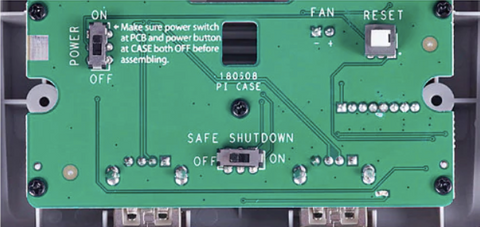 SuperPi Case-J Safe Shutdown and Safe Reset buttons