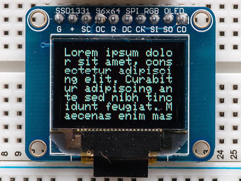 adafruit oled 0.96