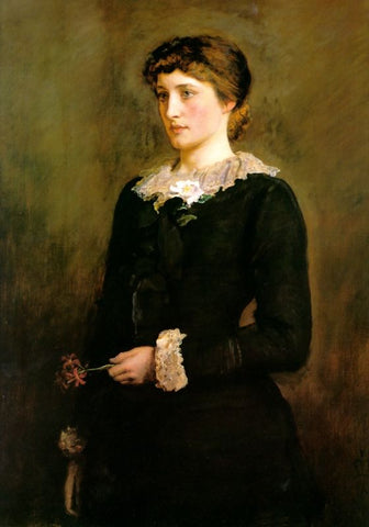 A Jersey Lily - Portrait of Lillie Langtry by Millais