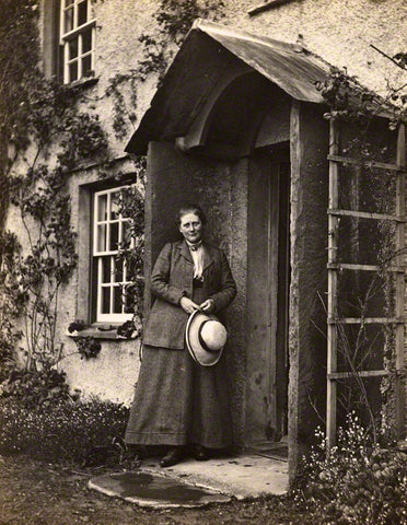 Beatrix Potter at Hill Top Farm 1913