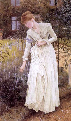 "Gathering Lavender" by Edward Killingworth Johnson