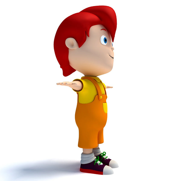 3D Cartoon Kid Character - Rigged – 3D Horse