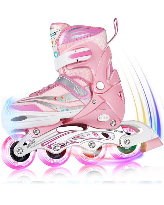 Details about   Adjustable Inline Skates Roller Blades Adult or Kid Breathable Outdoor c 71 
