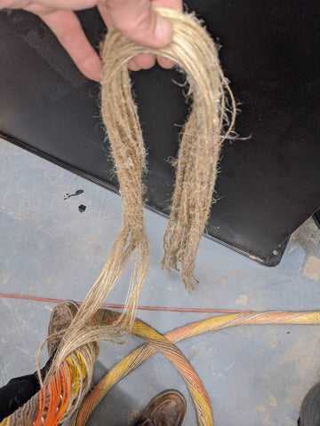 Hemp wire cable rope