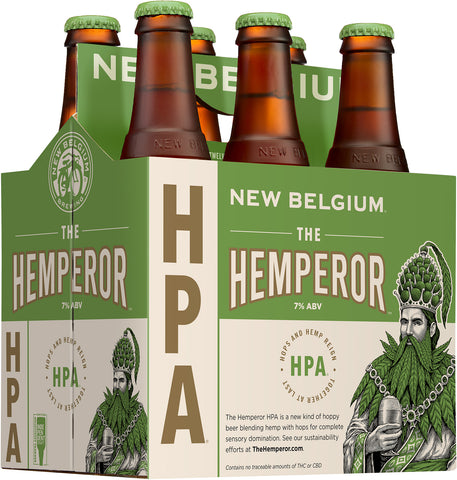 New Belgium Brewing The HEMPEROR HPA hemp hops beer