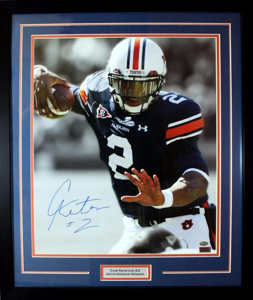 cam newton autographed auburn jersey