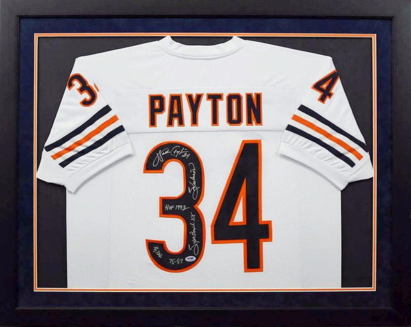 Walter Payton Autographed Chicago Bears 