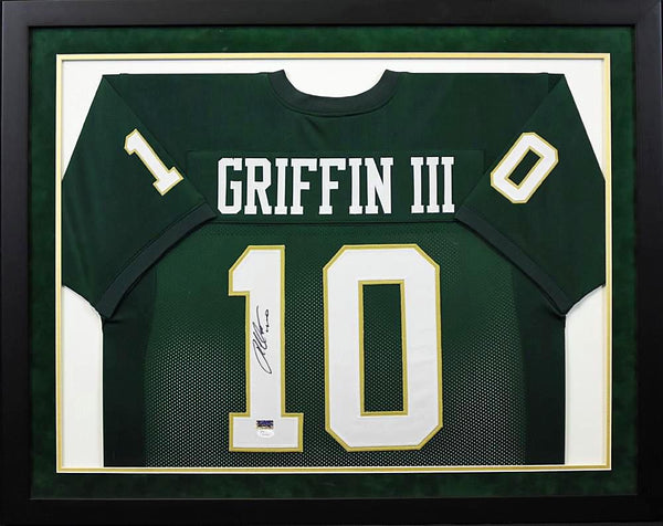 Robert Griffin III Autographed Baylor Bears #10 Framed Jersey ...