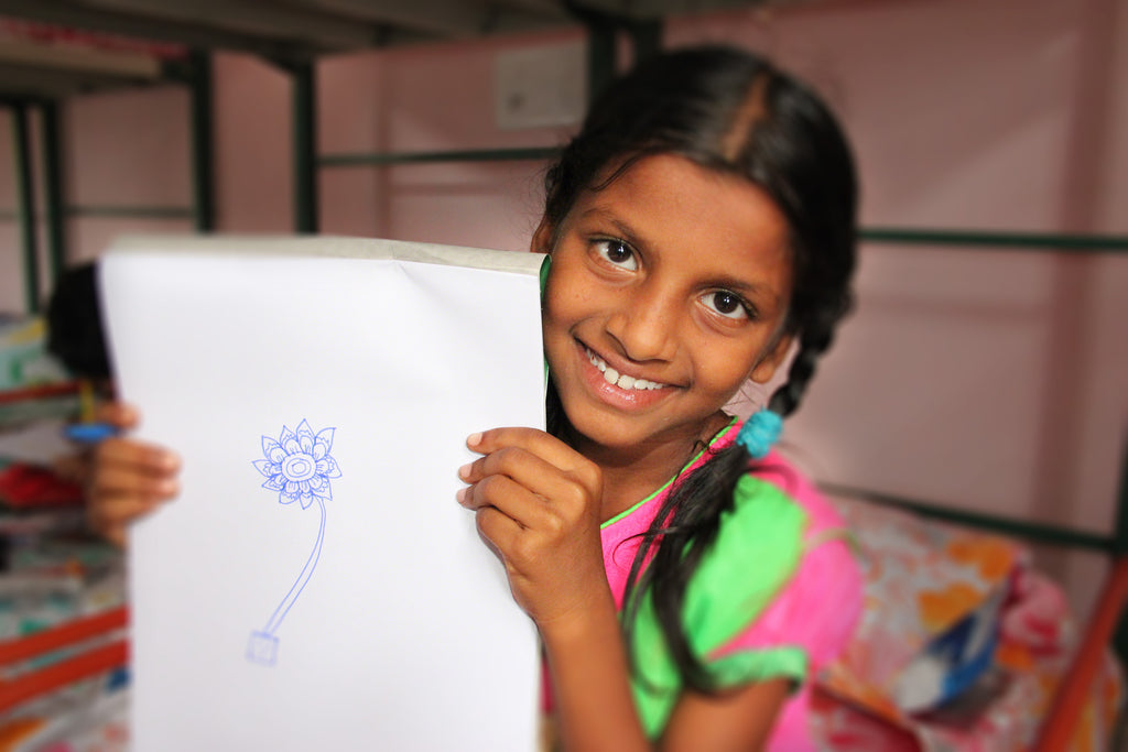 Mabel's House Orphanage in India is supported by your purchase of a Tinkle Belle
