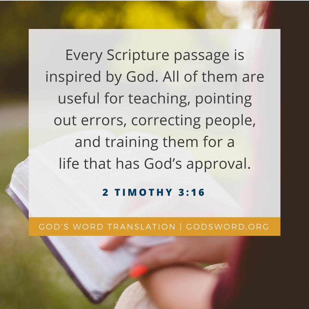 2 Timothy 3:16 GW