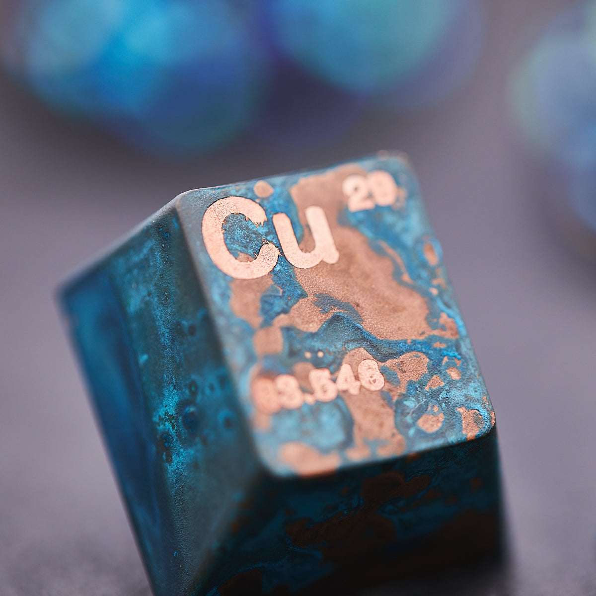 copper artisan keycap