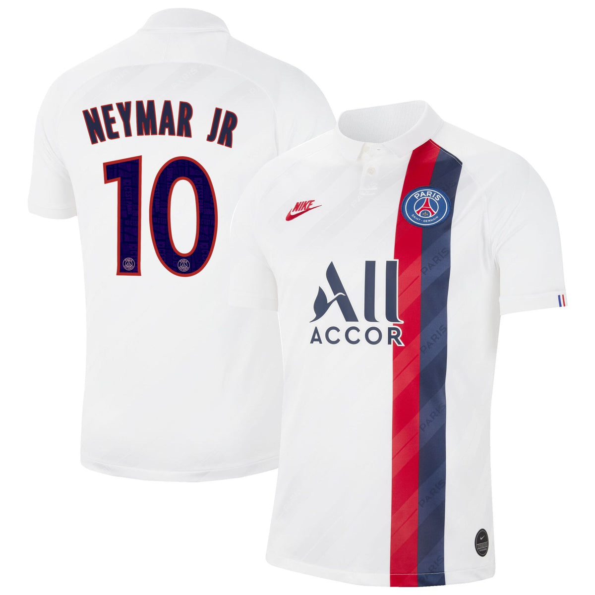 neymar white jersey